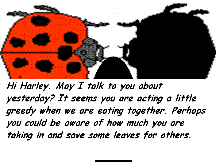 Henrietta has spoken to Harley about being greedy. Harley accepted it graciously.