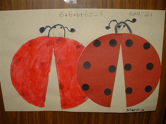 math doubles on ladybugs